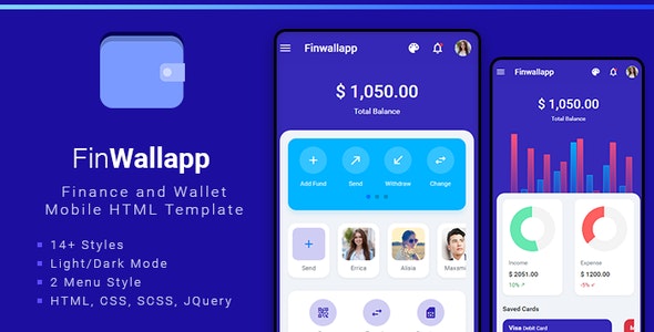 Finwallapp v1.0 - Mobile HTML template