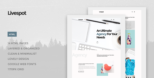 Livespot - Creative Agency HTML Theme