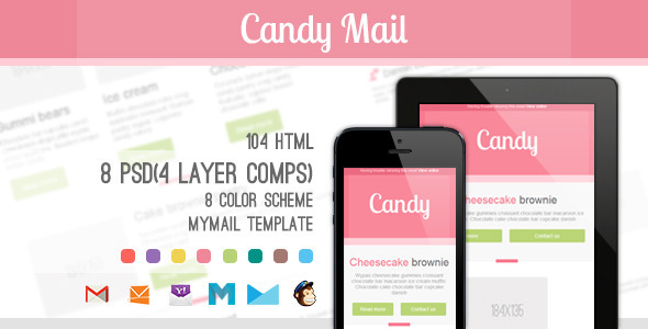 Candy Mail - Responsive E-mail Templates