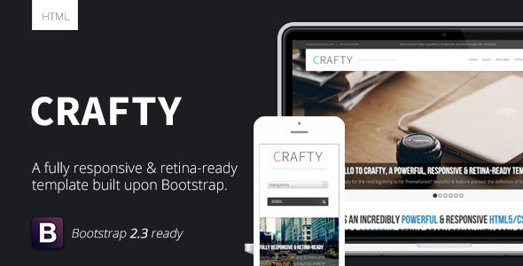 Crafty - Responsive Retina-ready HTML Template