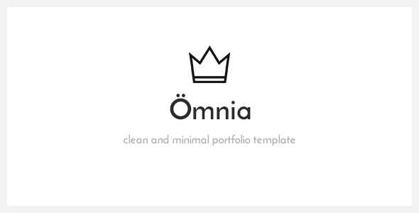 Omnia - Clean and Minimal Portfolio HTML5 Template