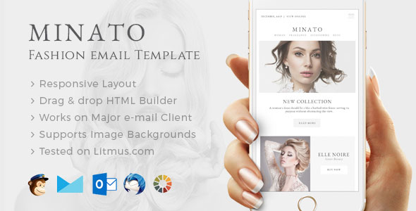 Minato - Fashion Email Template + Builder Access