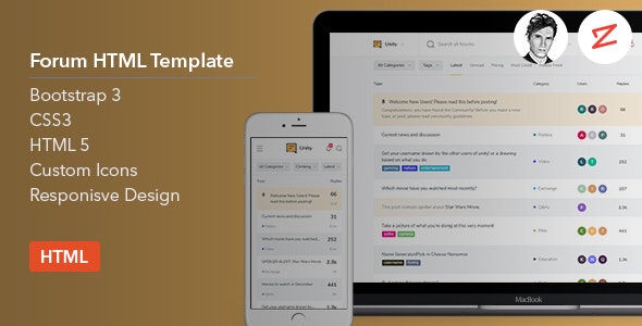Forum HTML Template v1.0