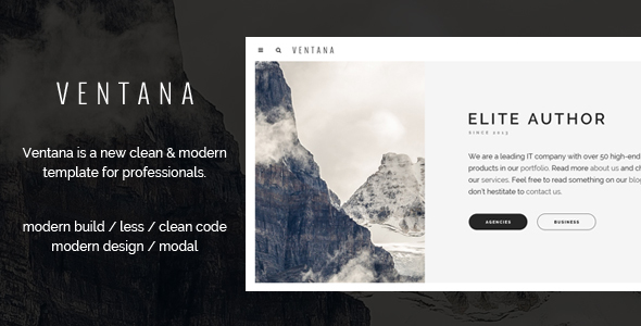 Ventana - Simple User Interface Template