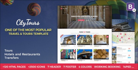 CityTours v4.0 - City Tours, Tour Tickets and Guides