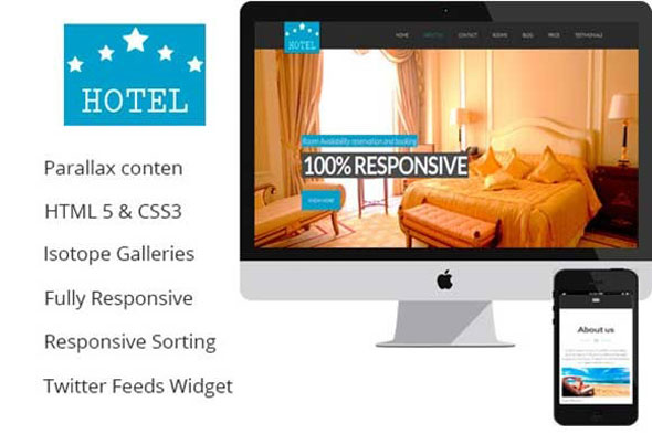 Comfort – Creativemarket One Page Hotel / House Rental
