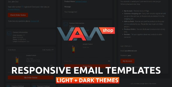 Responsive Email Templates for eCommerce WebSite v1.0