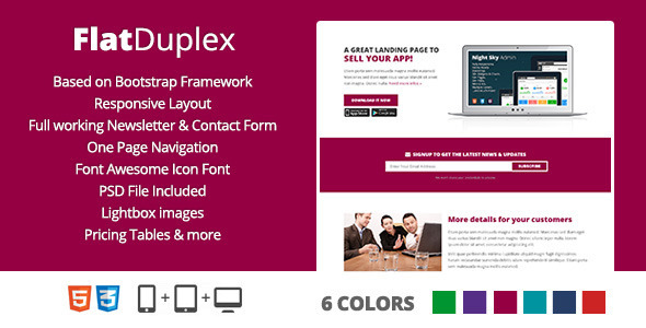FlatDuplex Landingpage - Updated