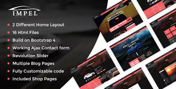 Impel Car v1.0.1 - Car Dealer HTML Template