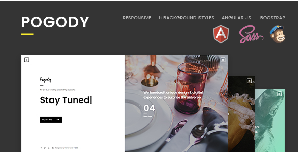 Pogody v2.0 - Responsive HTML5 Coming Soon Template