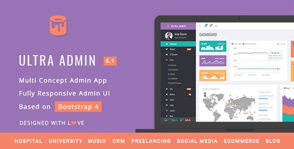 Ultra v6.1 - Multi Purpose Admin Theme