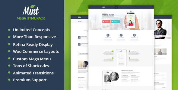 Mint | Multi-Purpose HTML Template