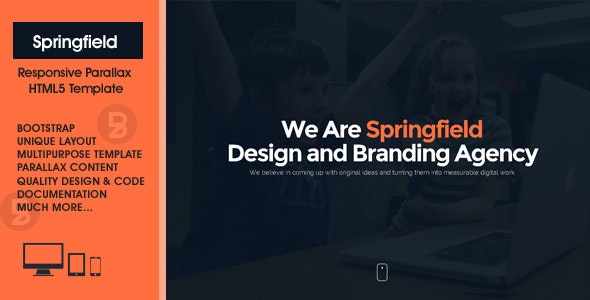 Springfield v2.1.2 - Responsive HTML5 Parallax Theme