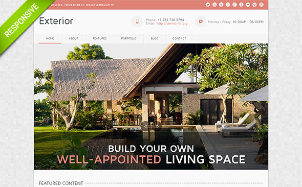 Exterior - Flashmint Responsive Bootstrap HTML Theme