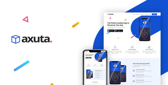 Axuta - App Landing Page Template