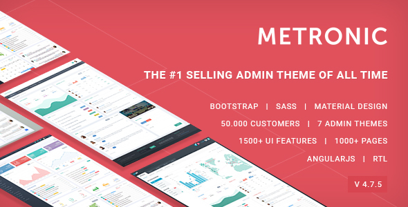 Metronic v4.7.5 - Responsive Admin Dashboard Template
