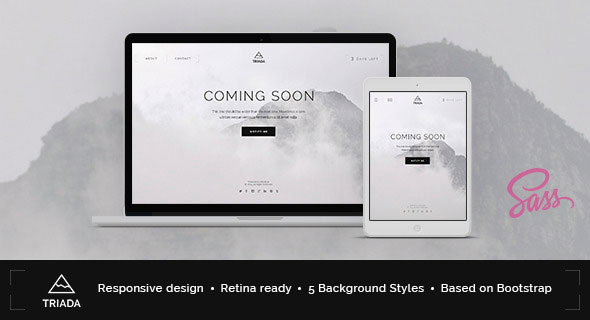Triada – Creative Coming Soon Template