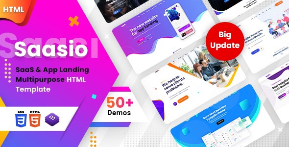 SaaSio v1.7 - One Page SaaS