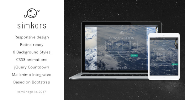 SimKors - Creative Coming Soon & Maintenance Mode Template