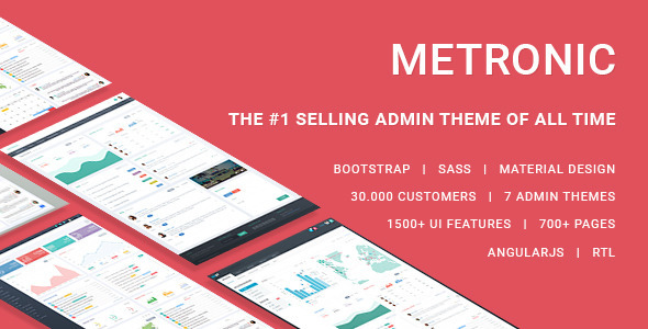 Metronic v4.5.4 - Responsive Admin Dashboard Template