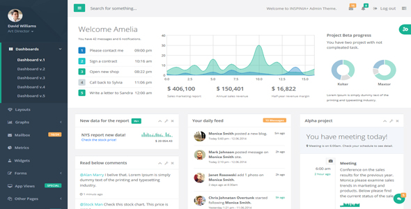 INSPINIA v2.9.2 - Responsive Admin Theme