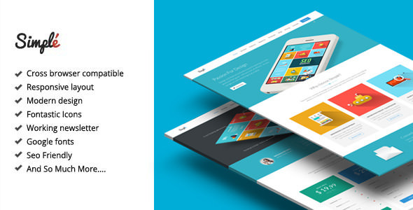 Simple v2.1 - Responsive Landing Page Template