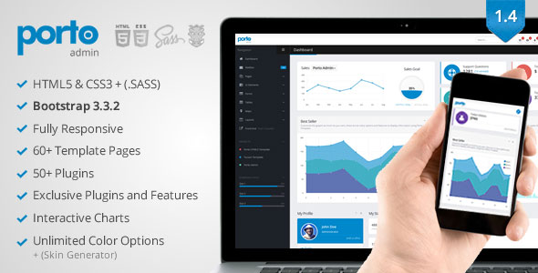 Porto Admin - Themeforest Responsive HTML5 Template