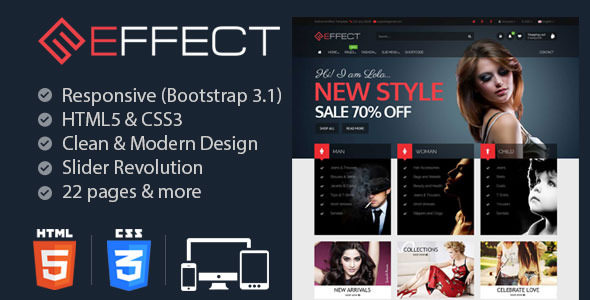 Effect v1.0 - Responsive E-Commerce Template