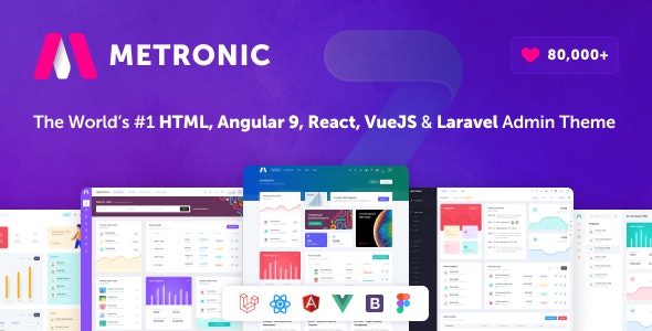 Metronic v7.2.5 - Bootstrap 4 HTML, React, Angular 9, VueJS & Laravel Admin Dashboard Theme