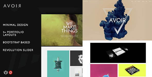 AVOIR - Creative Portfolio Bootstrap Template