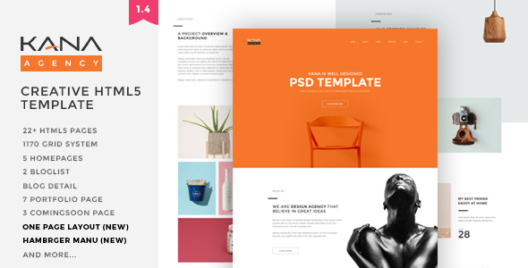 Kana v1.5 - Creative Agency HTML5 Template