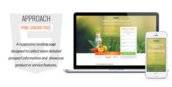 Approach - Themeforest HTML Landing Page