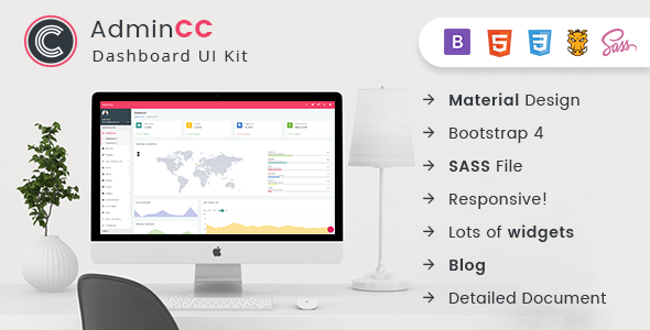 AdminCC v1.2 - Bootstrap Material Design Premium Admin Dashboard