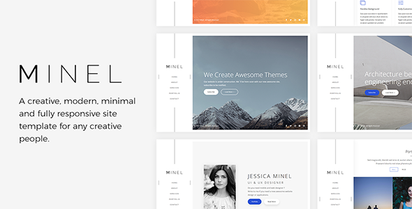 Minel v1.0 - Responsive Minimal Site Template