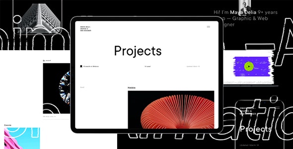 Delia v1.0 - Template For Freelancer