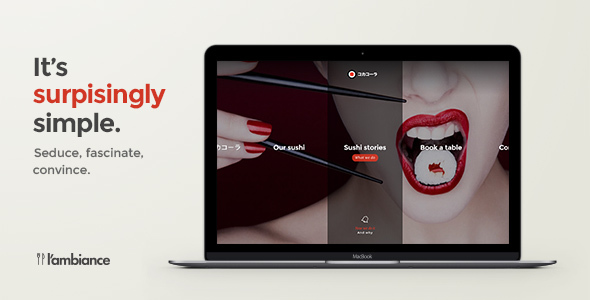 Restaurant L'ambiance - A html template for restaurants