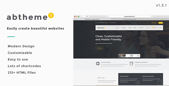 ABT - Bootstrap Responsive HTML5 Template