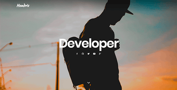 Hendrix v1.0 - Personal Portfolio Template