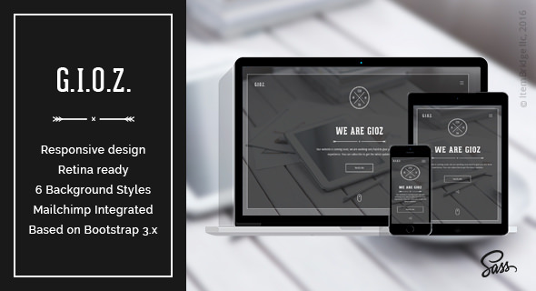 Gioz - Creative Coming Soon & Maintenance Mode Template