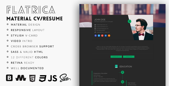 Flatrica - Material CV/Resume