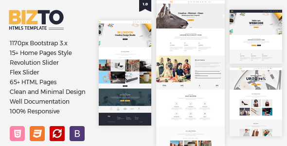 BizTo - MultiPurpose HTML5 Template