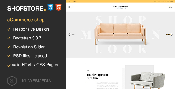 Shofstore v1.0.1 - eCommerce HTML5 template