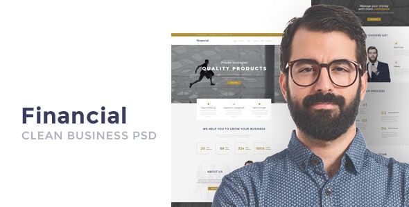 Financial v1.0 - Clean Business HTML Template