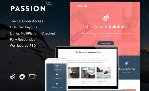 Passion - Creativemarket Email + Builder Access